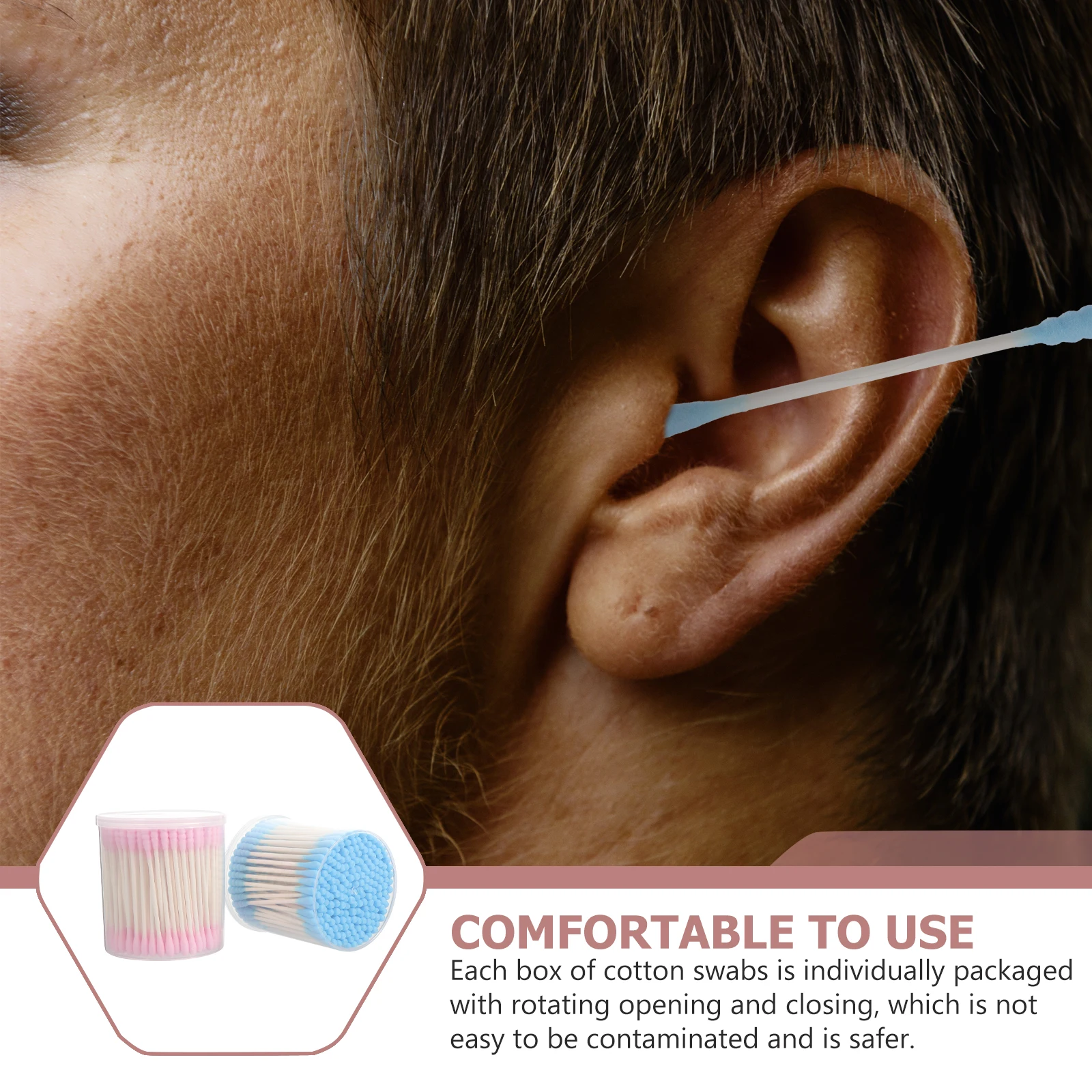 400 Uds hisopos de doble punta herramientas de maquillaje absorbentes desechables tatuaje belleza maquillaje seguro Material de hisopos de algodón