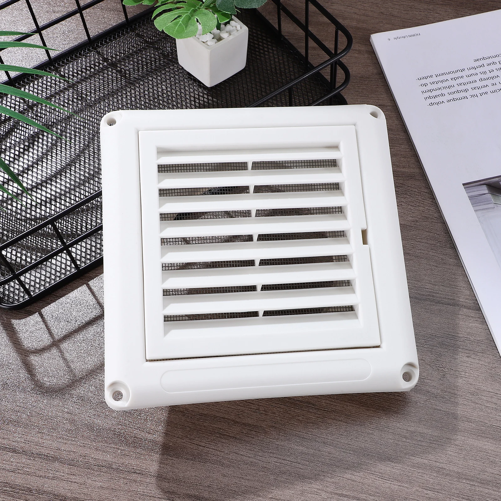 

Air Vent Plastic Ventilation Grill Cover Fly Screen Mesh Wall Hole Anti Mosquito Net Mask Durable Sturdy Indoor Exhaust