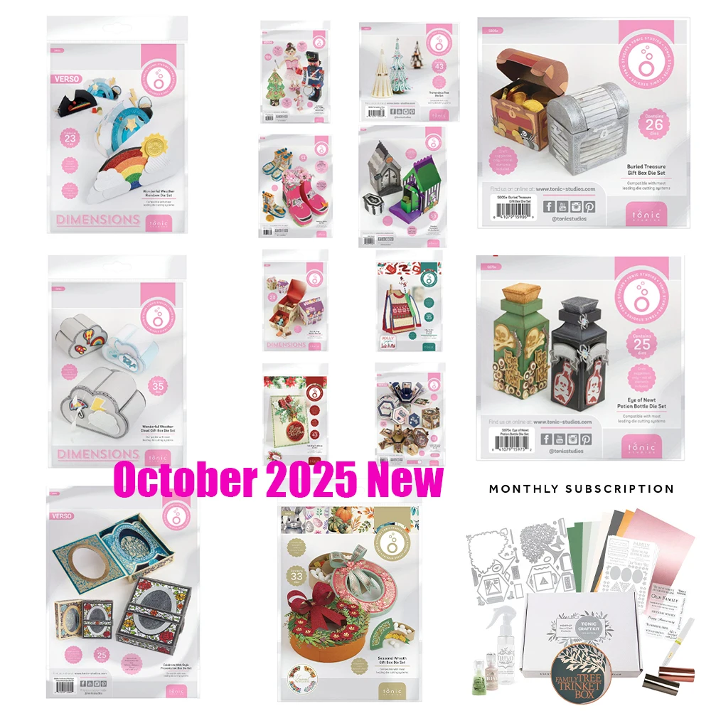 

2025 October New Seasonal Wreath Macabre Mausoleum Metal Cutting Dies for DIY Scrapbook Handmade Photo Album Gift Box Collection
