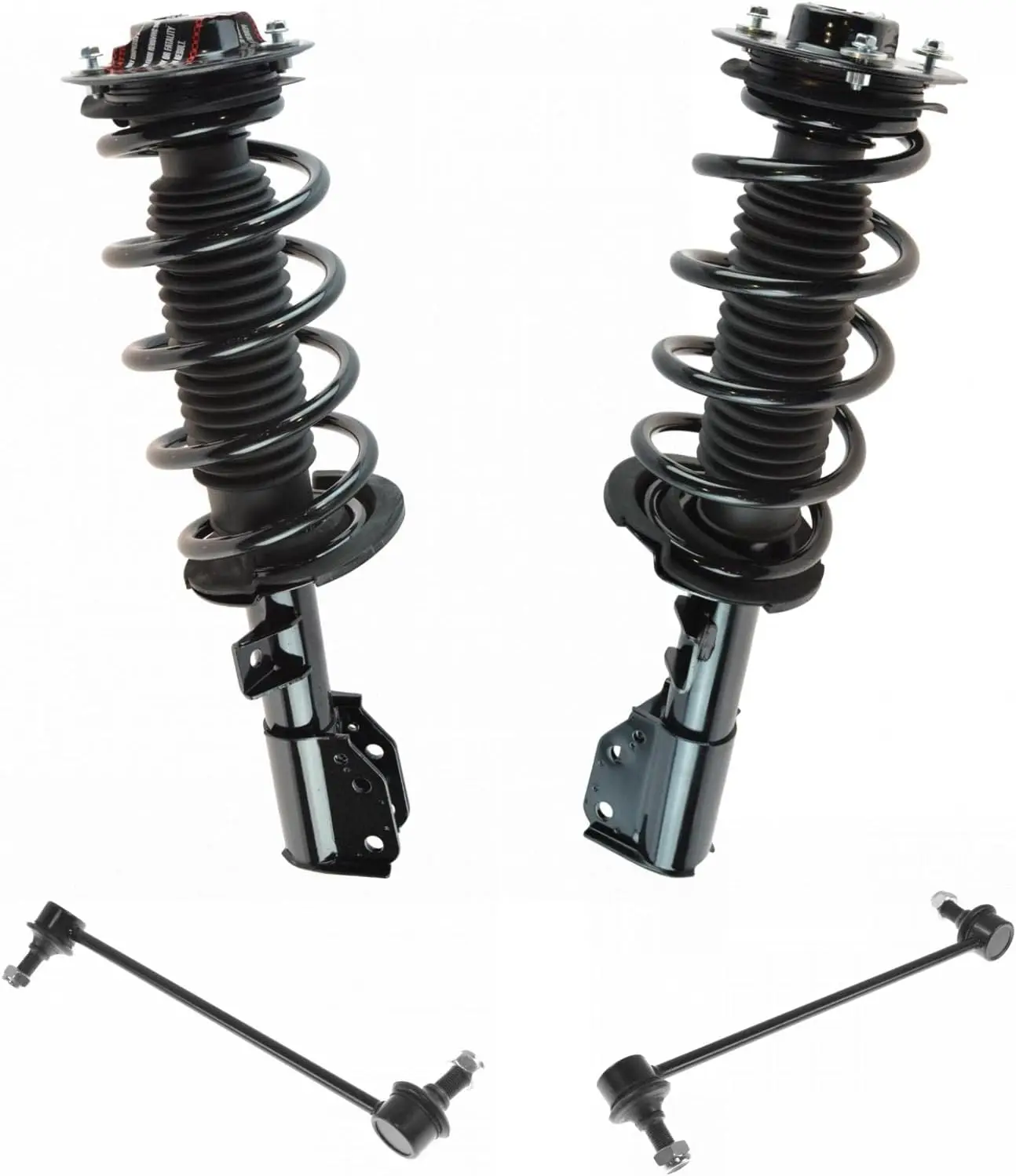 

Front Suspension Kit Complete Strut & Coil Spring Assembly Sway Bar Stabilizer Link Compatible with 2008-2010 Saturn Vue