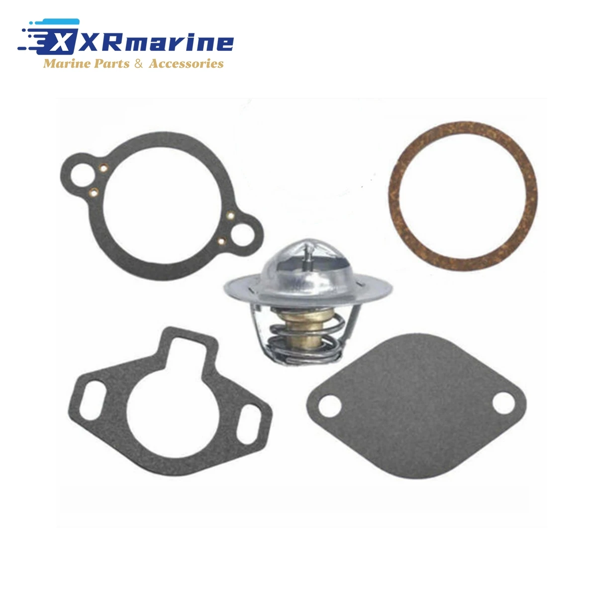 

160°F 71℃ Thermostat Kit Replacement Compatible with Mercruiser Stern Drive Alpha Bravo V6 V8 4.3L 5.0L 5.7L 7.4L 8.2L Motors