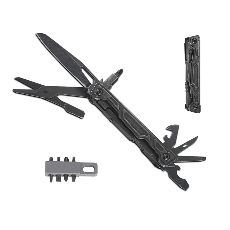 BHBT 19 في 1 سكين متعدد المهام EDC سكين الجيب المحمولة في الهواء الطلق التخييم بقاء أداة متعددة الوظائف أداة متعددة مع بت