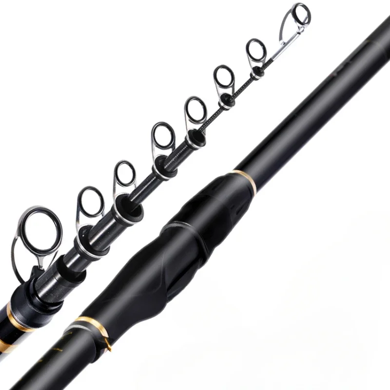 Rock Fishing Rod Carbon Ultra Light Ultra Hard Sea Fishing Rod Sensitive Tip Larger Guide Ring Freshwater Seawater Fishing Rod