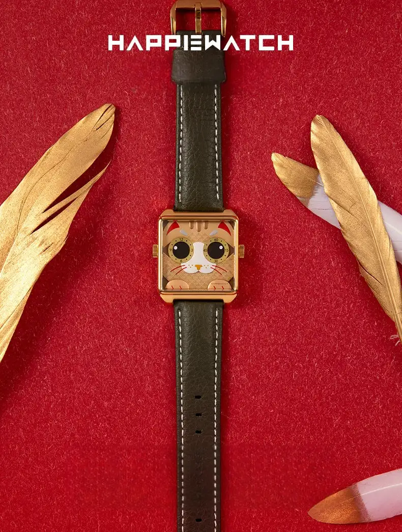 Happie Watch Luxury Couple Watches Sapphire crystal Quartz Wrist Watch for Men Women Gift waterproof