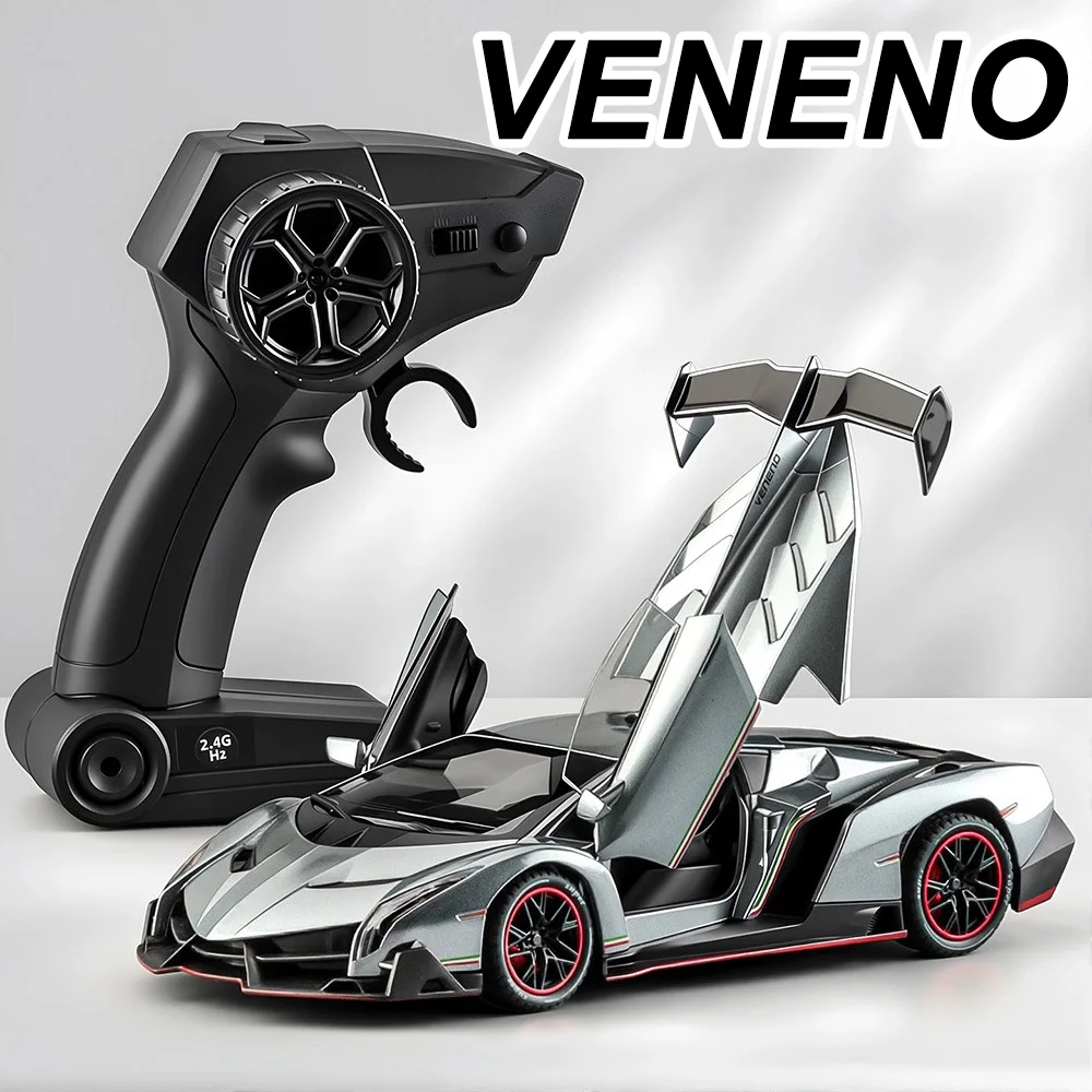 

1:24 Lambor Veneno Sian Alloy Model Toys Diecast Sports Car Sound Light Miniature Vehices Doors Opened Cars Boy's Christmas Gift