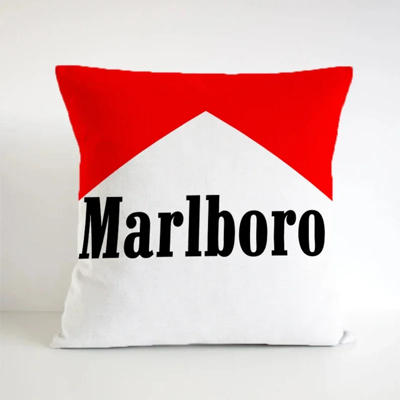 Marlboros Pillowcases Square Decorative Pillows for Sofa Cover Short Plush Cojines Cushions Gift Double-size Pilow Cases Pillow