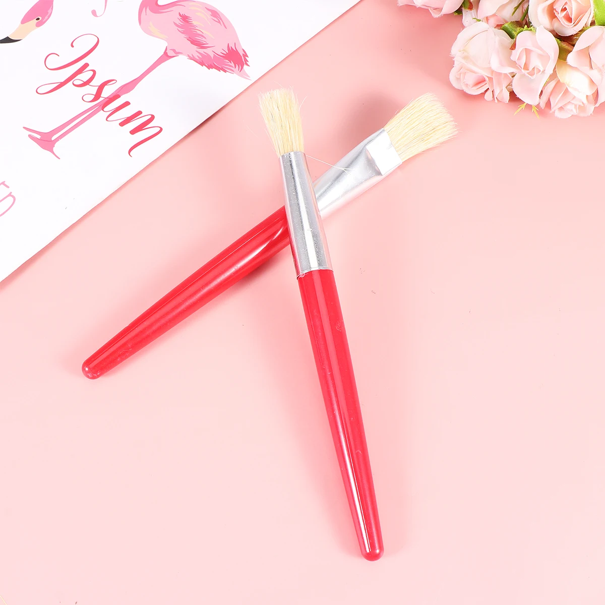

8pcs Art Brushes Set Durable High Quality Travel Convenient Acrylic Watercolor Gouache Oil Painting Child Use