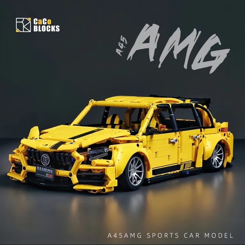 مكعبات بناء سباق السرعة التقنية نموذج سيارة رياضية Moc تجميع ألعاب الطوب للأطفال هدايا عيد الميلاد وأعياد الميلاد والهالوين #2