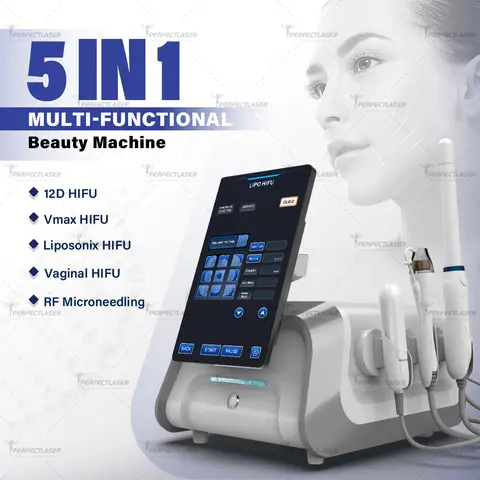 Perctlaser 피부 타이트닝 리포 바디 슬리밍 기계, Vmax 주름 제거, 얼굴 리프팅 장치, 5 in 1 9D 다기능 기계