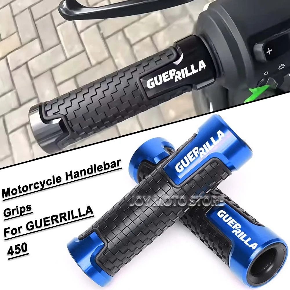 

For Guerrilla 450 guerrilla 450 Motorcycle CNC Handlebar Grips Anti-Slip Handle Bar