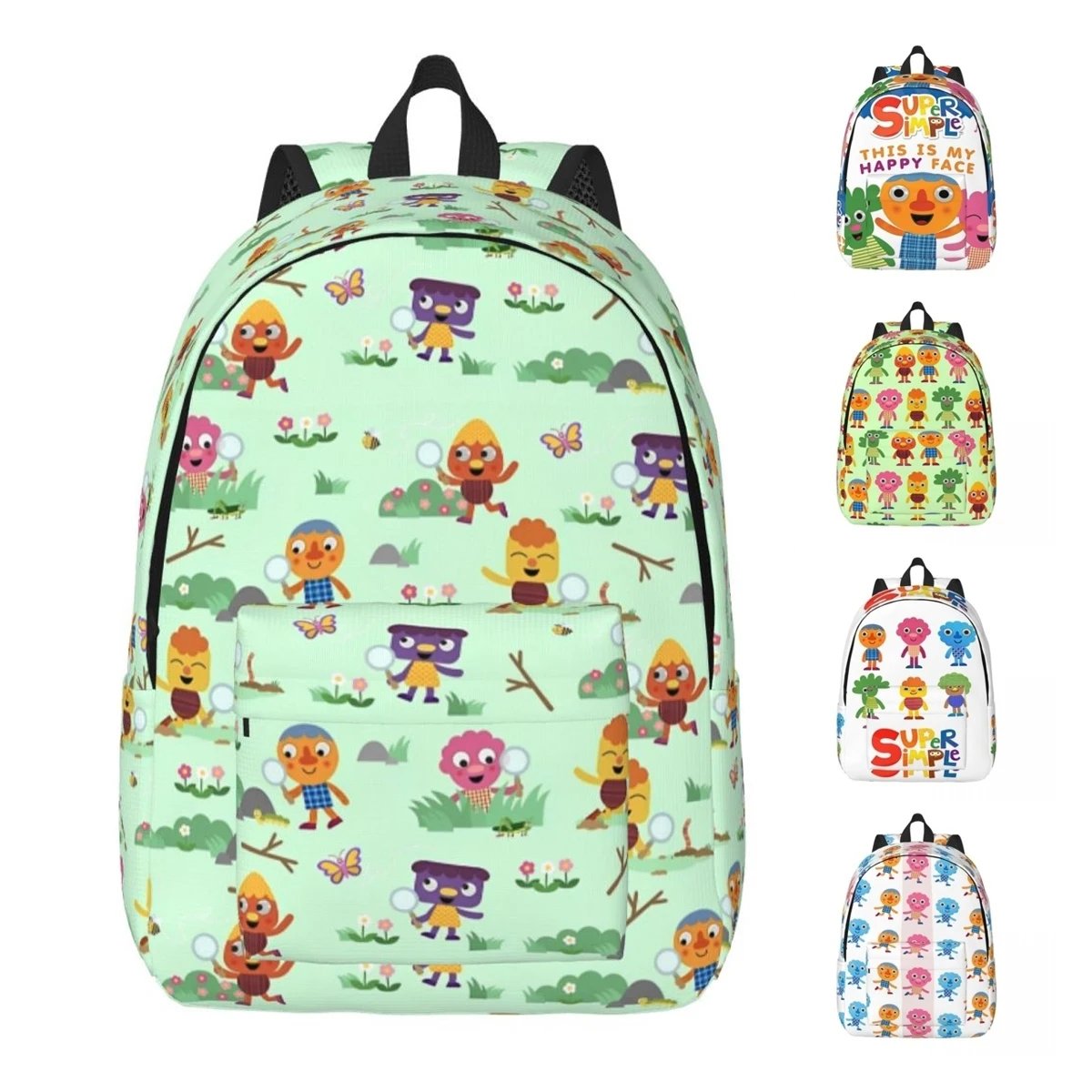 

Рюкзак «лапша и пал» для мужчин и женщин, простой микро-рюкзак для школы, походов, путешествий, Детский рюкзак с рисунком травы, сумка на плечо для колледжа