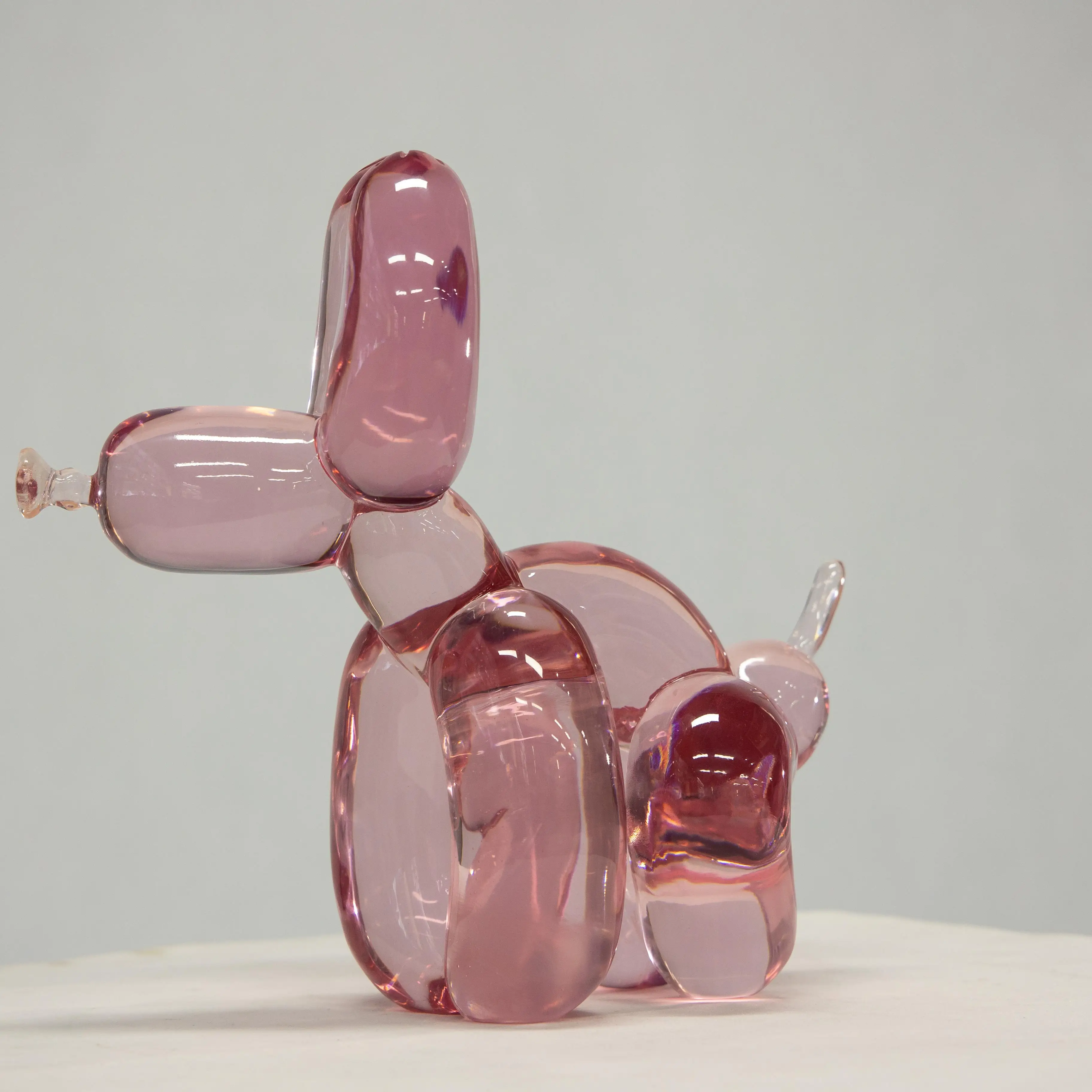 *&z Factory Price Small Eco-Friendly Hand-painted Resin Balloon Dog Sculpture Home Decor~.