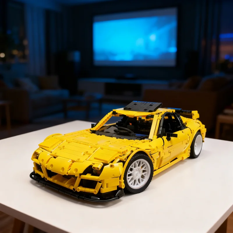 

3916 деталей MOC Maxda RX 7 FD Spirit R: Техническая модель-конструктор, креативный подарок для самостоятельной сборки, декор для демонстрации, премиум-класс для взрослых и детей