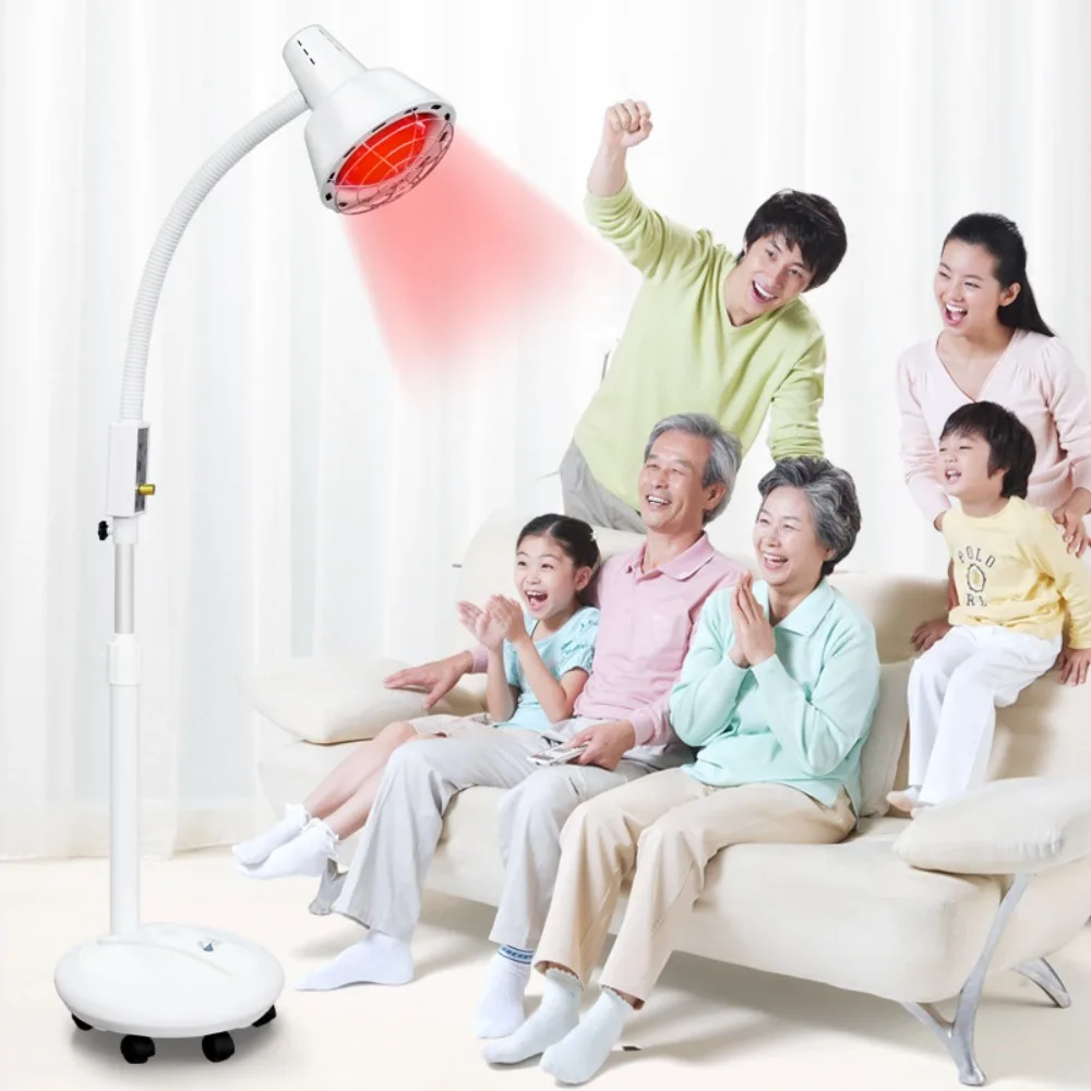 275W Infrared Therapy Lamp Red Light Beauty Electric Temperature Control Far Infrared Heating Fatigue Relief Home Use