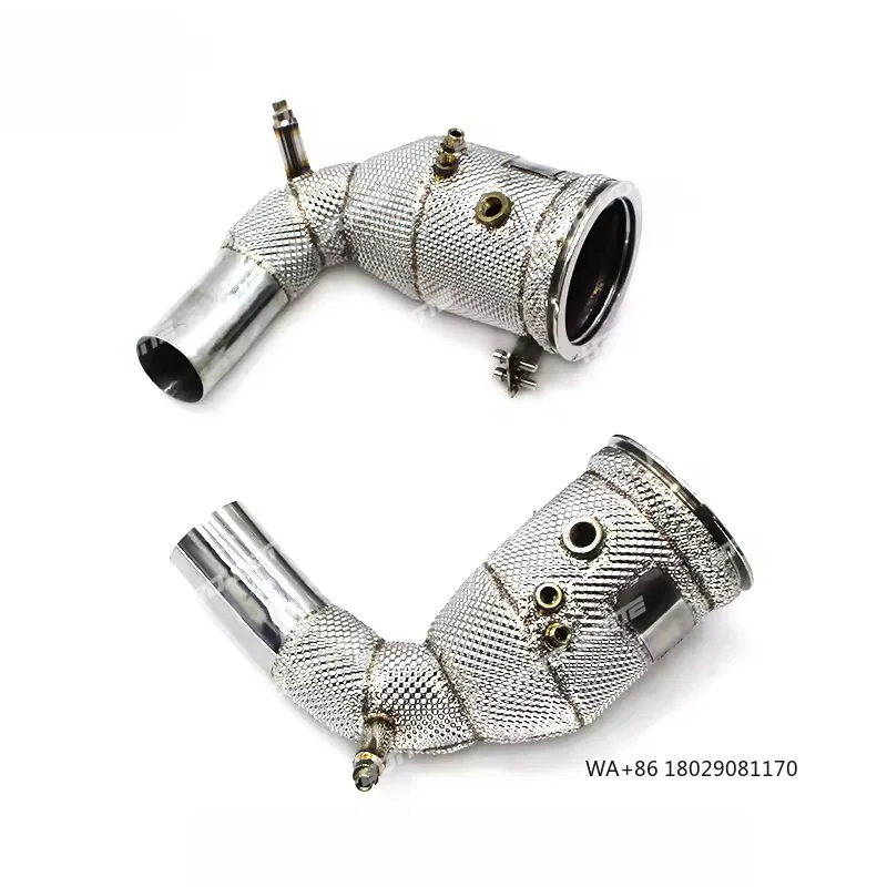 

Automotive Exhaust System Heat Shield Catted Exhaust Downpipe for 992 Downpipes with Mini Cat