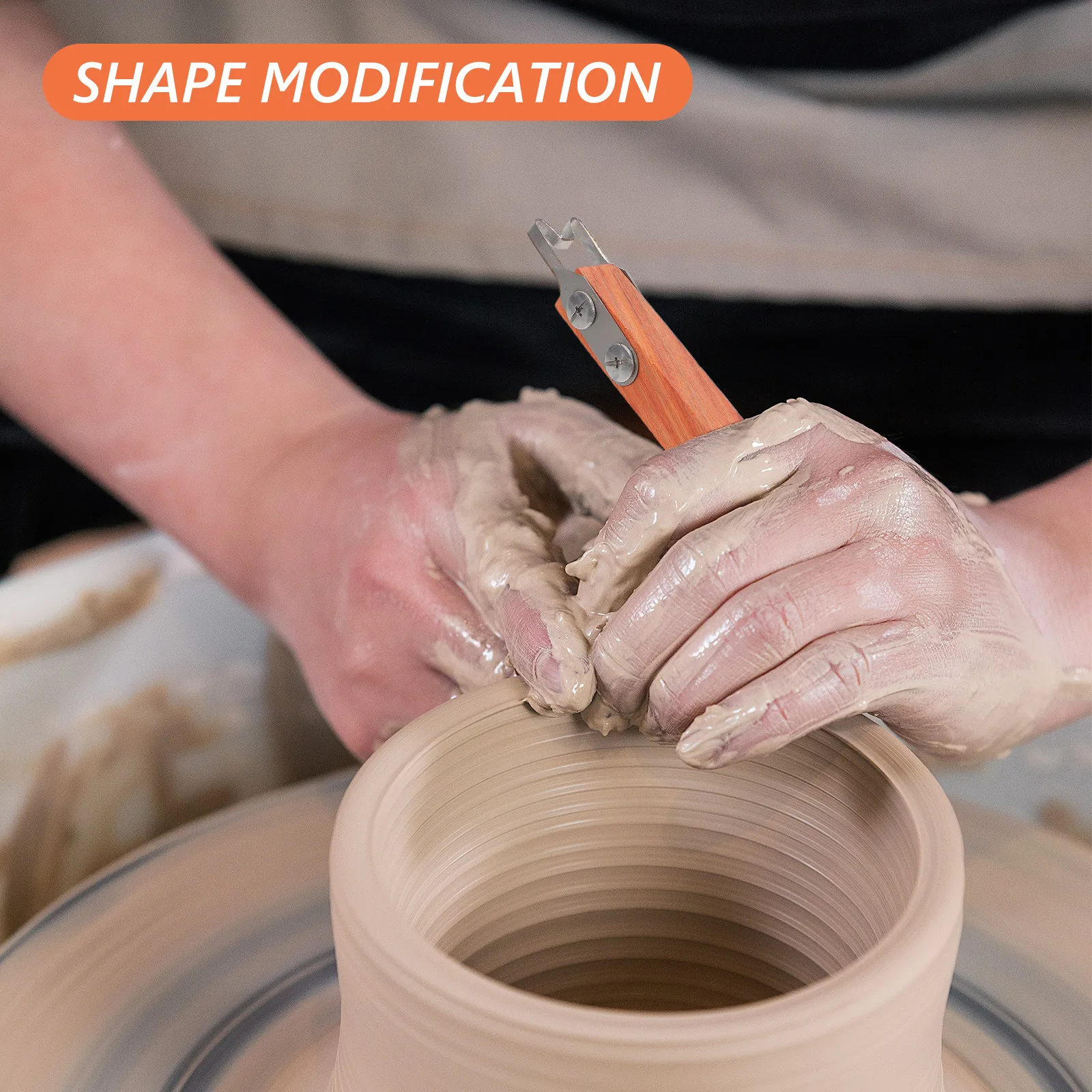 

Pottery Tools for Clay Trimming and Shaping Ceramic Ribs Precision Foot Cutter DIY Sculpting Carving Tool for Artisans All