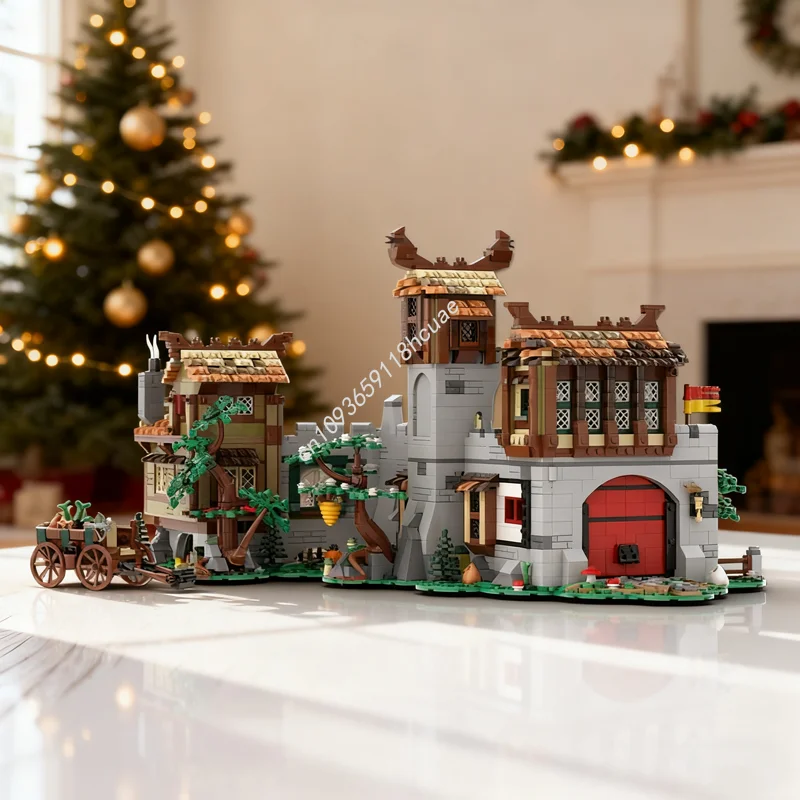 

2522pcs MOC The Medieval Merchant Iconsed Model Building Blocks Construction DIY Creative Christmas Gift Brick Kids Toy Birthday