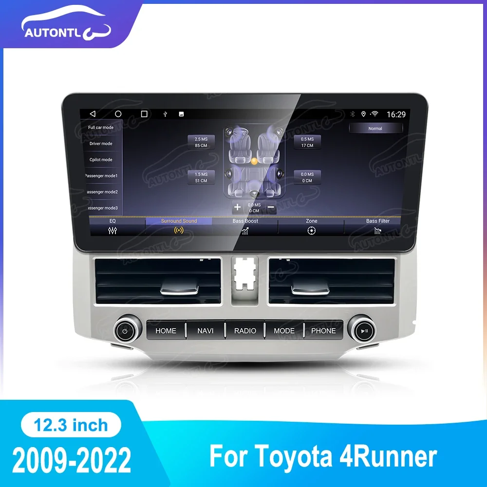 

Для Toyota 4Runner 2009-2022 Android автомобильный радиоприемник мультимедийный видеоплеер беспроводной Carplay авторадио стерео GPS Navi головное устройство