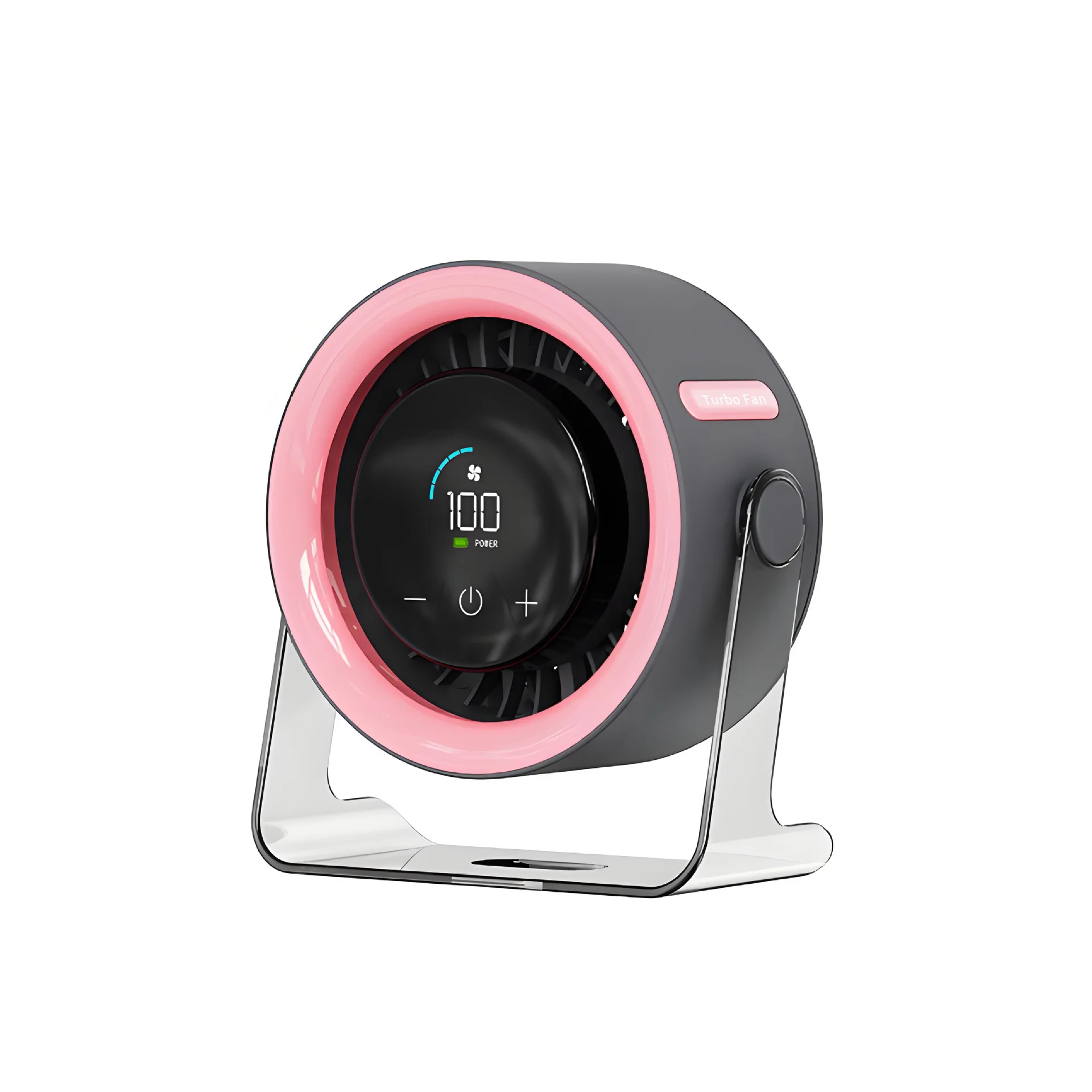 

New Upgraded Adjustment Touch Screen Large Wind Electric Fan Outdoor Camping Portable Equipment
