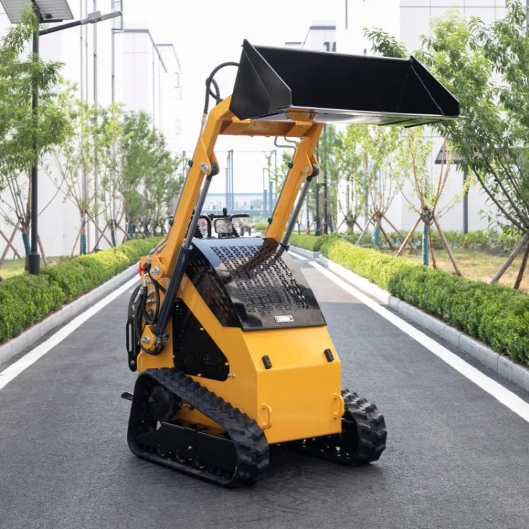 SDLOT Compact Mini Skid Steer Loader Kubota Diesel Engine CE EURO5 Hydraulic Lawn Roller for Garden Ground Compaction - view 3