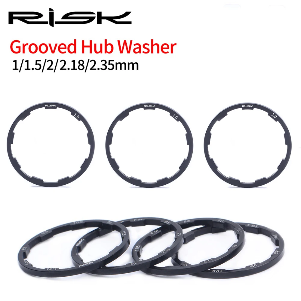 1/1.5/2/2.18/2.35mm Bicycle Hub Washer MTB Bottom Bracket Spacers Flywheel Cassette Gasket Road Bike Freehub Washer