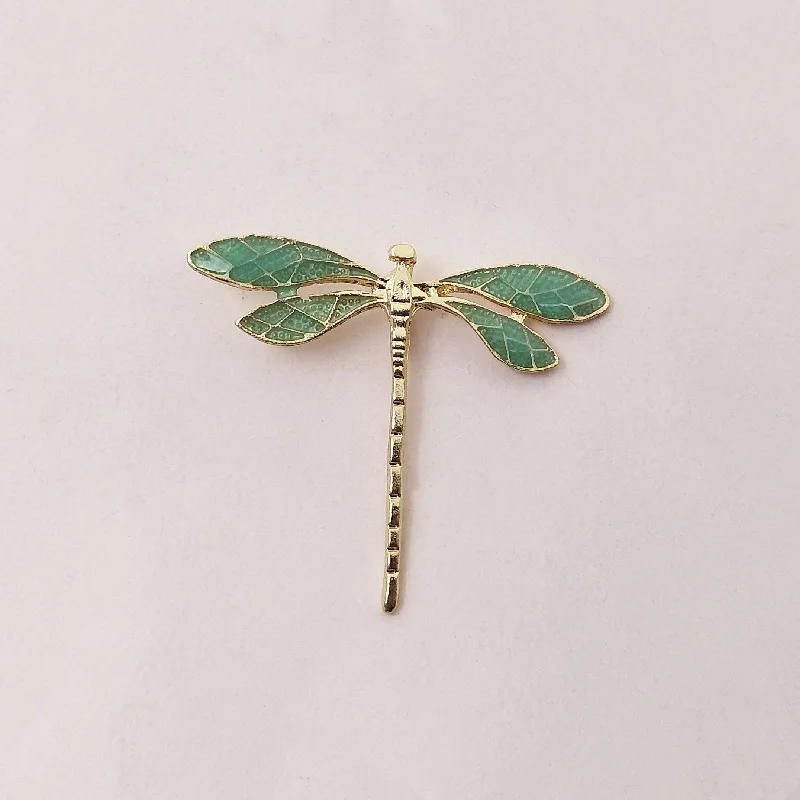 10pcs 42x36mm Fashion Big Green Dragonfly Pendant Charms DIY Accessories Jewelry Bracelet Necklace Charms Pendant