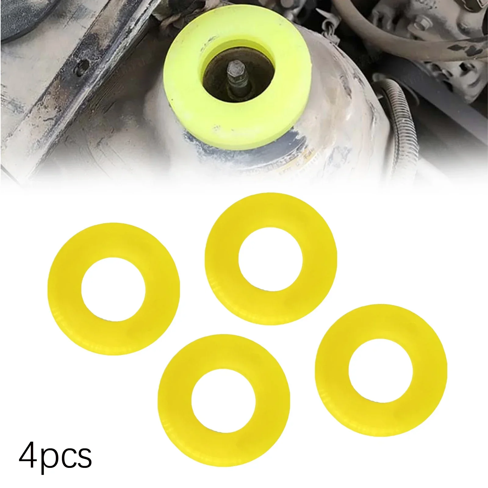 Car Strut Top Mount Tower Suspension Steering Shock Absorbing Bearing Washer High Universality Fitment Set of 4