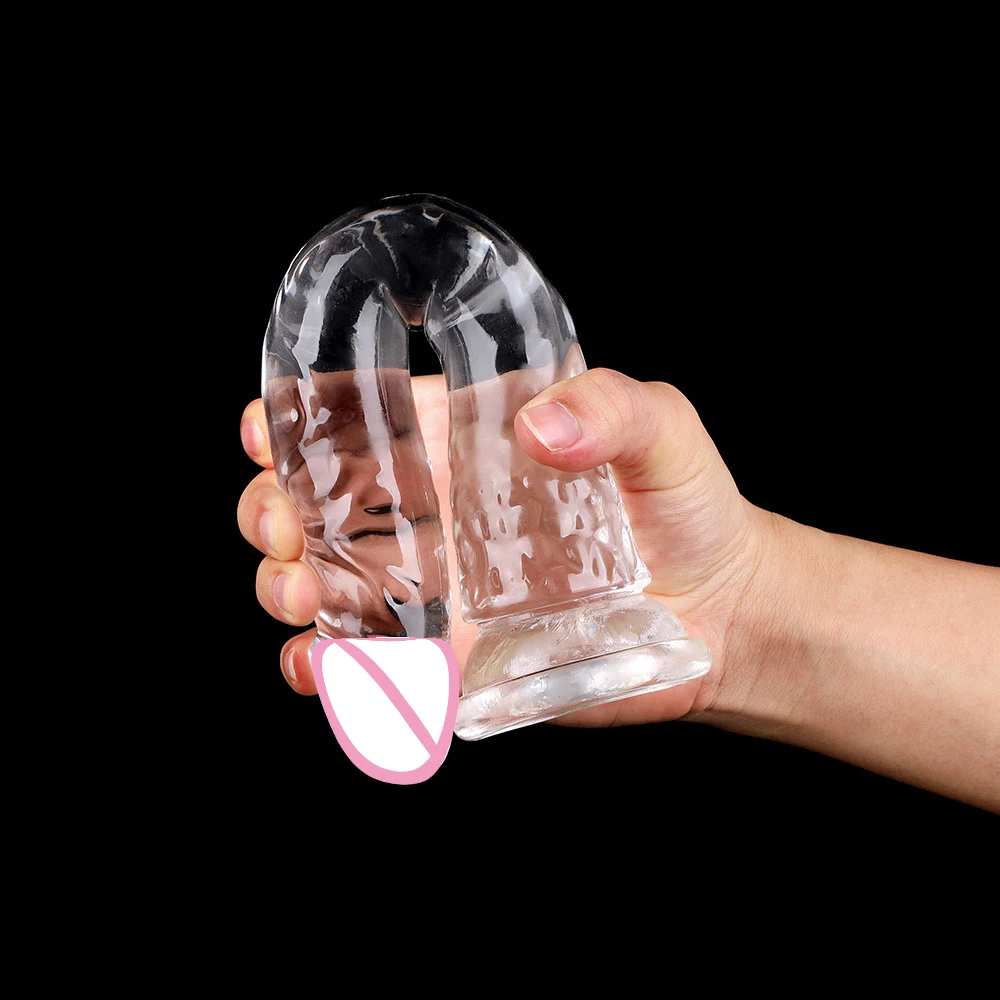 6 Size Realistic Dildo Jelly Penis Suction Cup Long Dildo Huge Sex Toys For Lesbian Women Female Masturbator Big Dick Fake Dick view 4