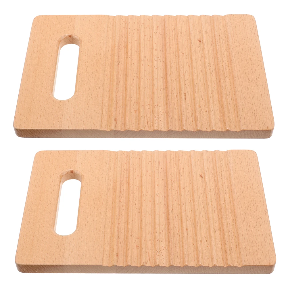 

2Pcs Beech Wood Montessori Mini Washboard for Kids Hand Wash Clothes Learning Board Educational Hand Washing Clothes