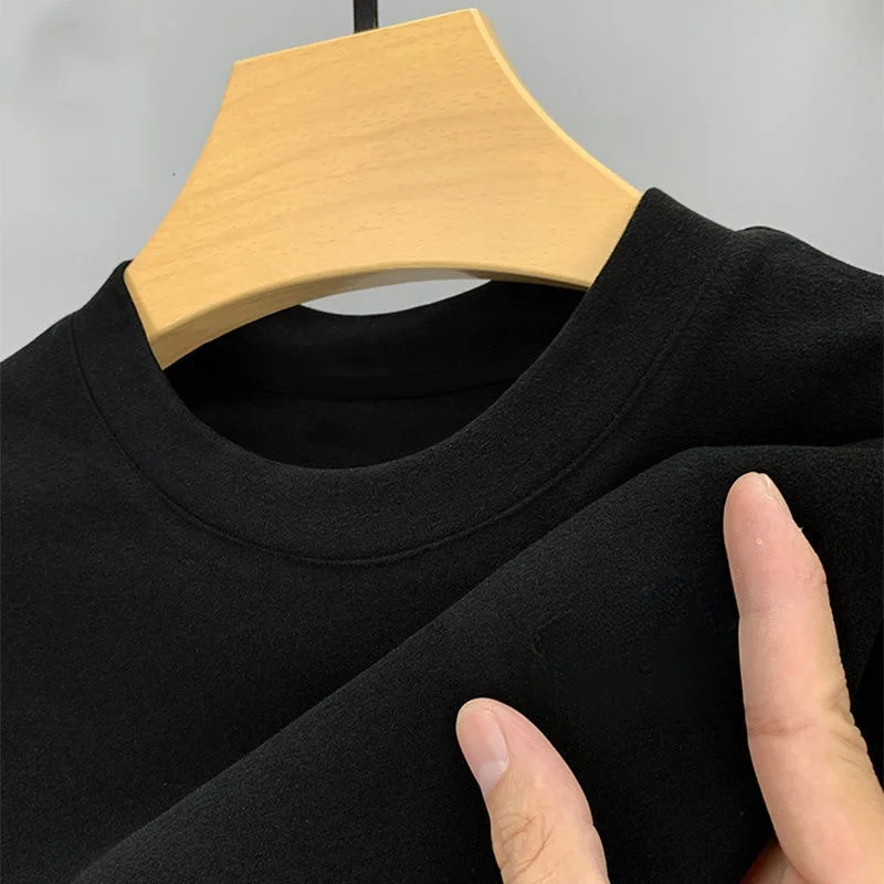 خريف شتاء دافئ على الوجهين Fce مبطن مستدير Ne مطبوع طويل Sve هوديي الرجال طبقة قاعدة irt تنوعا محبوك