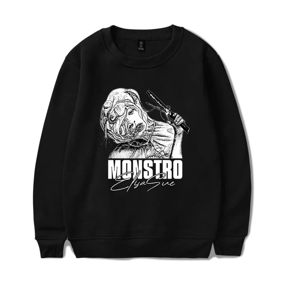 The Substance 2024 영화 Monstro Elisasue 빈티지 90 년대 Merch 맨투맨 남녀공용 풀오버, 하라주쿠 캐주얼 맨투맨