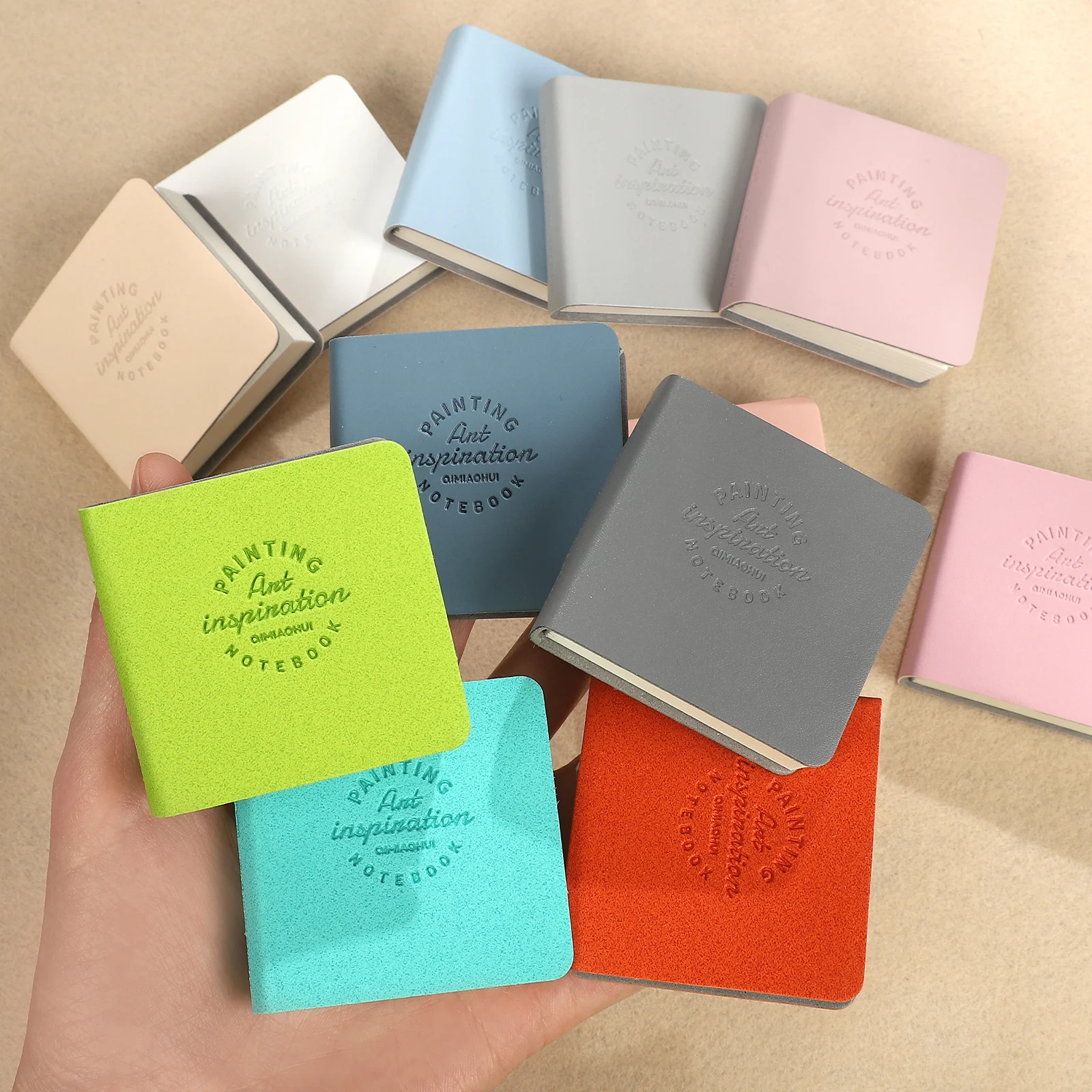 

3 Books/set Vintage Morandi Color Moyu Doudou Book Notebook Creative DIY Journal Material Student Supplies Stationery