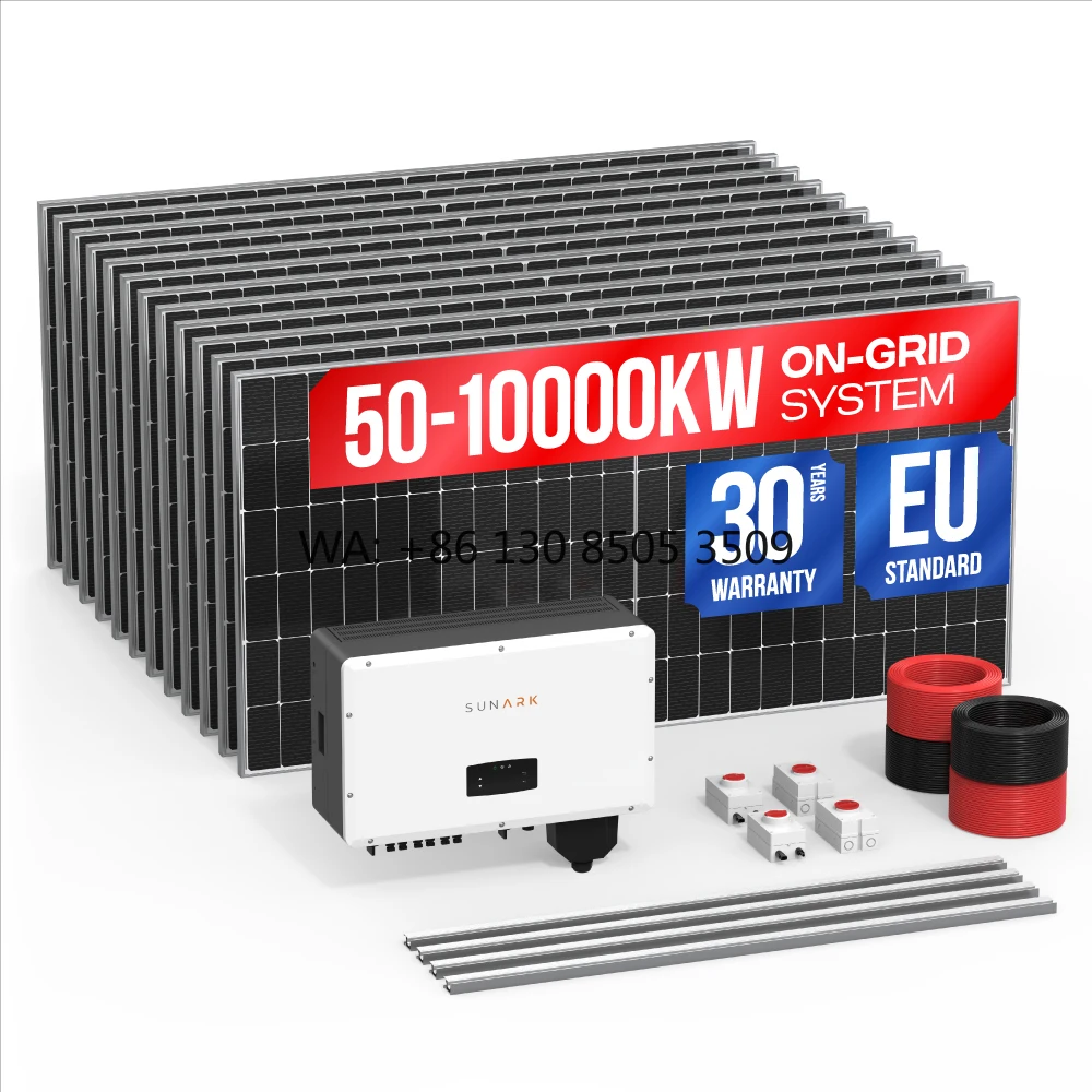 Commercial Building Solar System 50Kw 300Kw 3000Kw Complete on Grid Solar Power System Setup