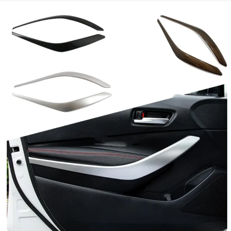 

Car Inner Door Handle Armrest Cover Trim Stickers Decoration Styling Accessories For Toyota Levin 2019 2020 2021 2022