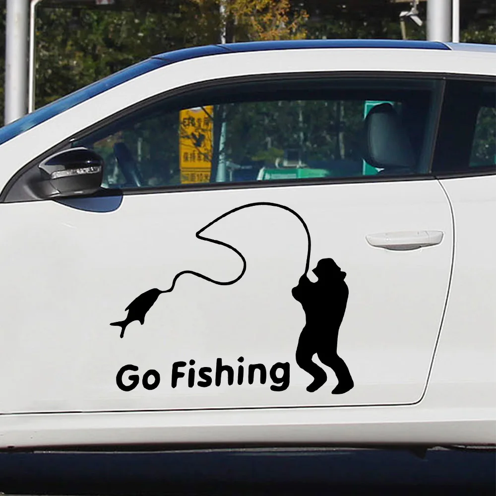 Lovely fishing Car Stickers Art Decals New Design Pattern