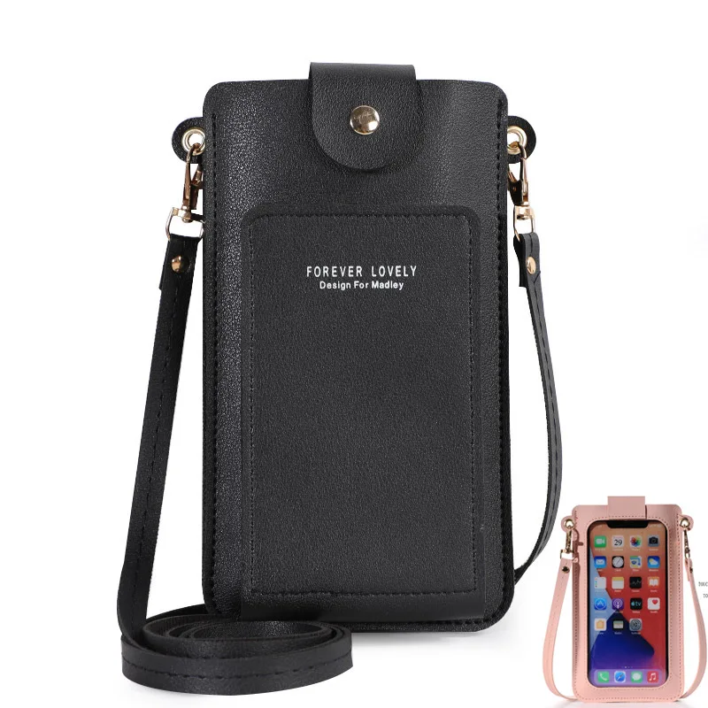 Portemonnee Vrouwen Multifunctionele Mobiele Touch Screen Telefoon Clutch Bag Dames Portemonnee Grote Capaciteit Reizen Kaarthouder Paspoort Cover