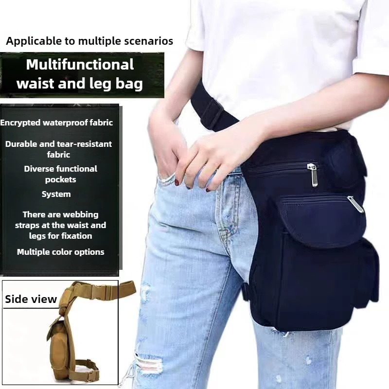 

Under 20L Fanny Pack Waterproof Tactical Leg Bag for Hiking Camping Cycling Outdoor Adjustable Waist Pack Lightweight