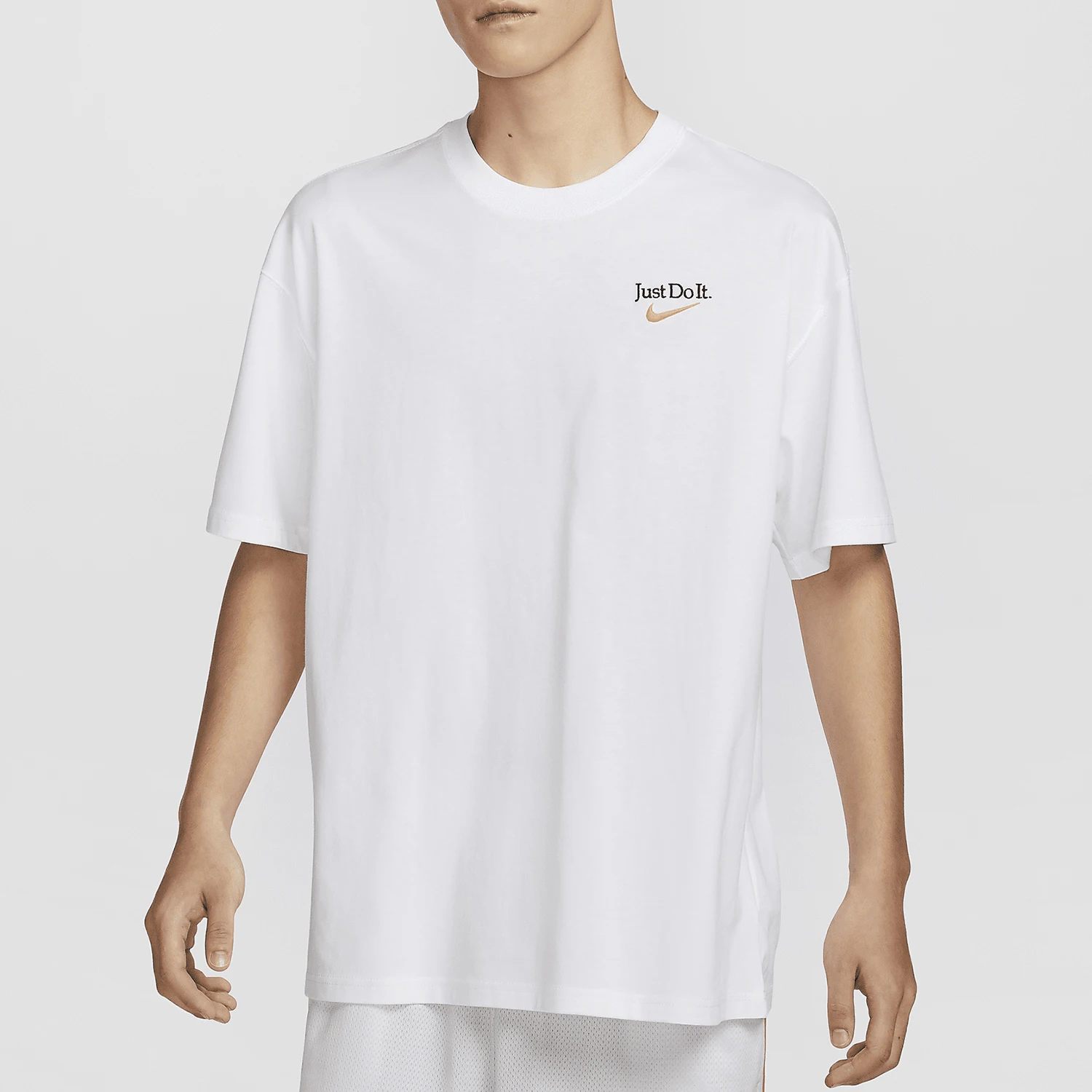 

Nike genuine Autumn New Men's Embroidered Print Casual Sport Short Sleeve FZ8084-100