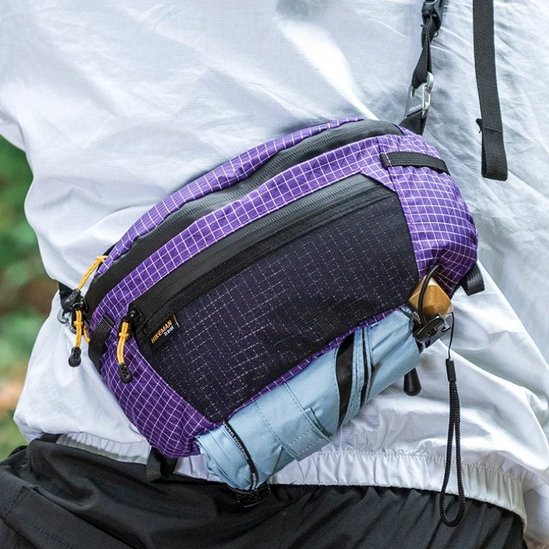 Excelente bolsa de pecho multifuncional para exteriores, bolsa deportiva impermeable para bicicleta, bolsa de viaje horizontal ajustable de gran capacidad