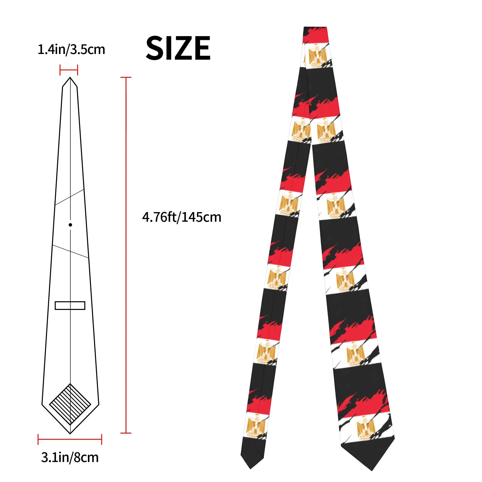 エジプト エジプト国旗ネクタイ ユニセックス シルクワイドネ - Women'S Egyptian Accessories のレビューと価格