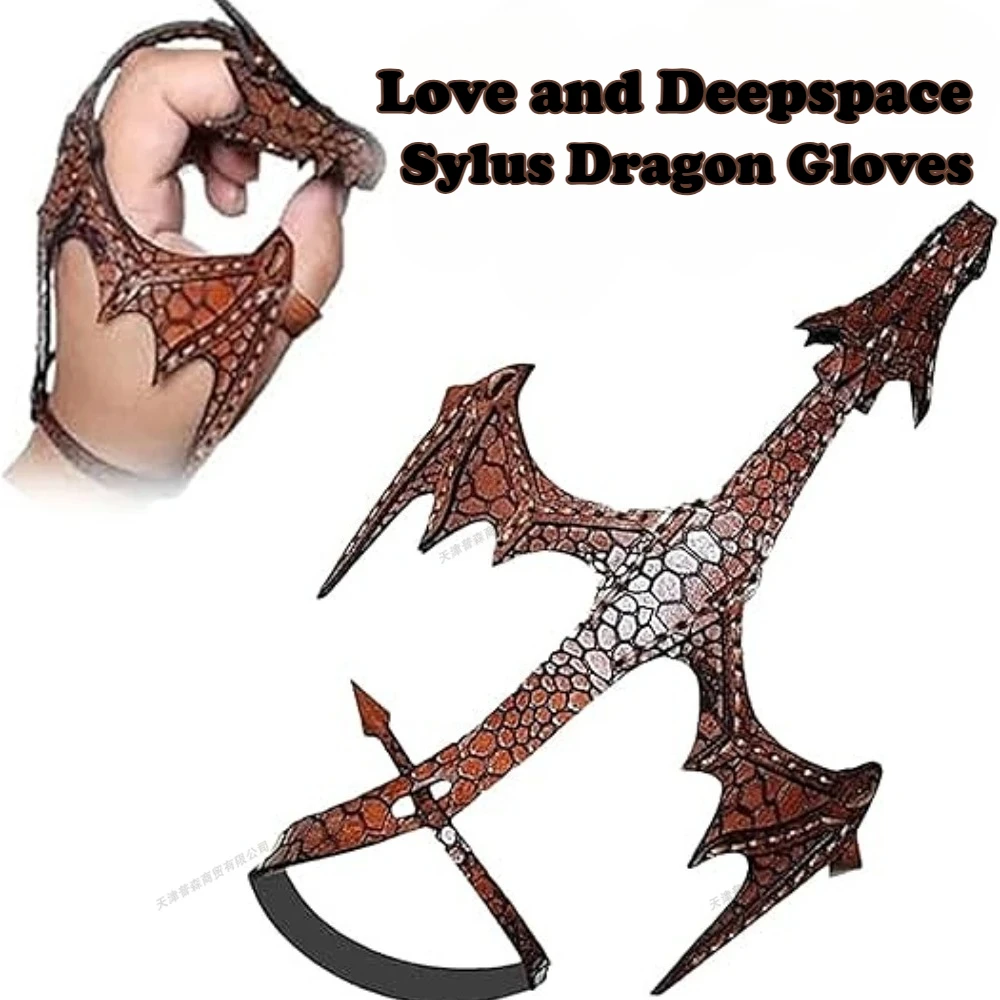 jogo-amor-deepspace-sylus-qinche-cosplay-acessorios-de-roupas-mao-couro-dragao-luvas-ajustavel-mao-manguito-pulseiras-brinquedo