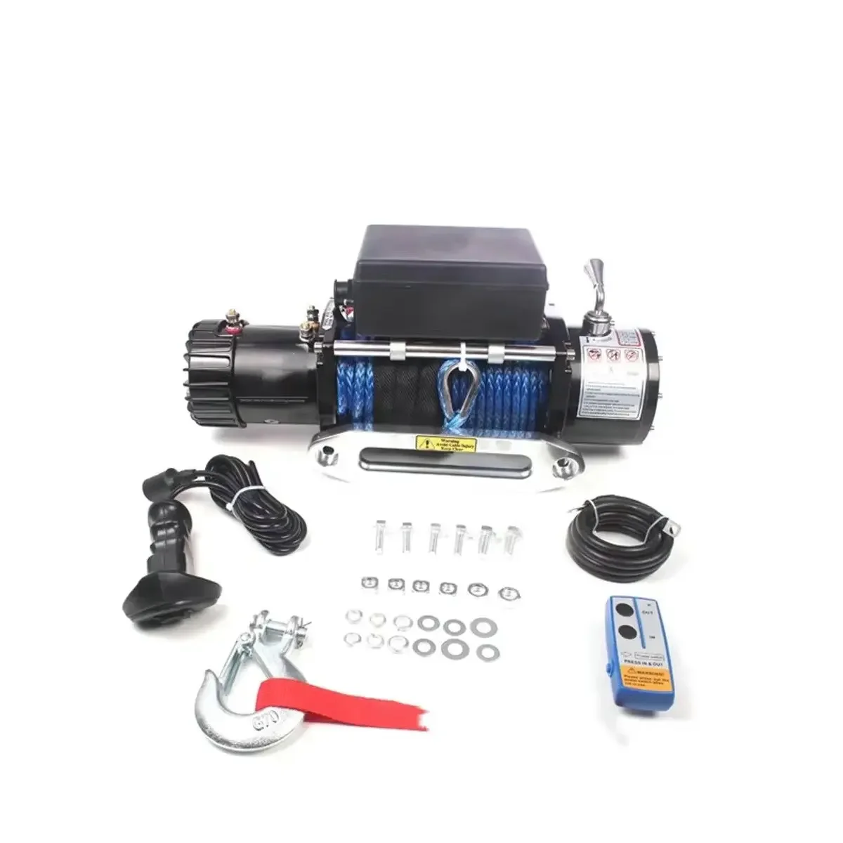 12V24V Electric Winch Steel wire/nylon rope 2000/3000/4000/4500/6000 LBS ATV/UTV CAR PULLING electric hoist off-road vehicle