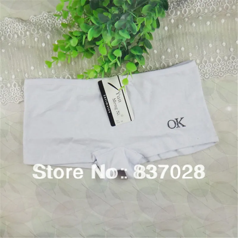 حار بيع 5 قطعة/الوحدة المرأة سراويل القطن السيدات الطباعة ملخصات بويشورت الملابس الداخلية موافق كلمة 86568 #2