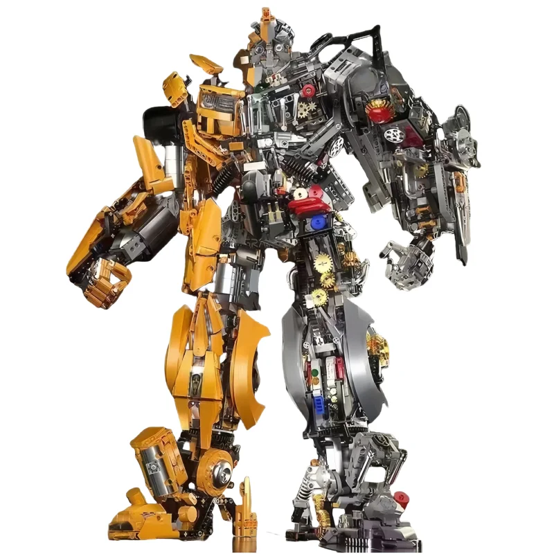 

Semi-mechanical Assembled Movable Mecha Robot Model Adult Difficult Building Block Toy Children's Educational Gift Action Figure