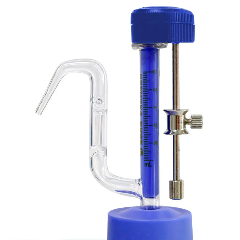 Glass micro-adjusting liquid dispenser, 1ml/5ml, all-glass laboratory pipette, suitable for chemical laboratory supplies. view 3