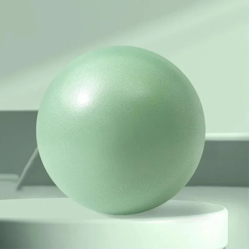 كرة تمرين صغيرة سميكة 25 سم للبيلاتيس واليوجا، تصميم مضاد للانفجار لتنغيم الساق ورفع الورك، تمرين منزلي #5