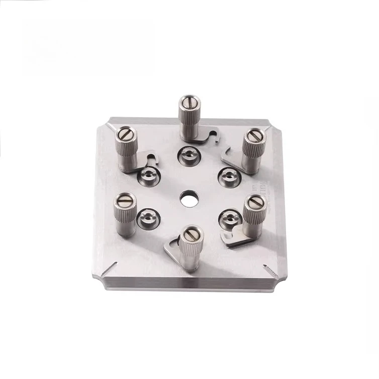 

2.5mm APC Fiber Optic Polishing Fixture 6-Position Polish Jig for FC/SC/LC/ST Connector Ferrules Fiber Optic Polish Jig
