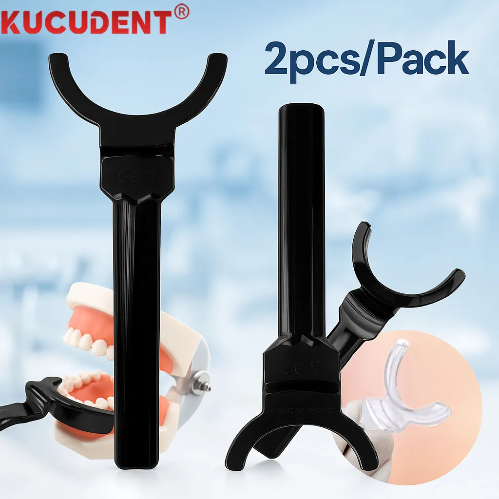 

2pcs Dental Mouth Opener Lip Pressure Intraoral Cheek Retractor T-Shape Orthodontic Expanders Dentist Lab Tools for Photography