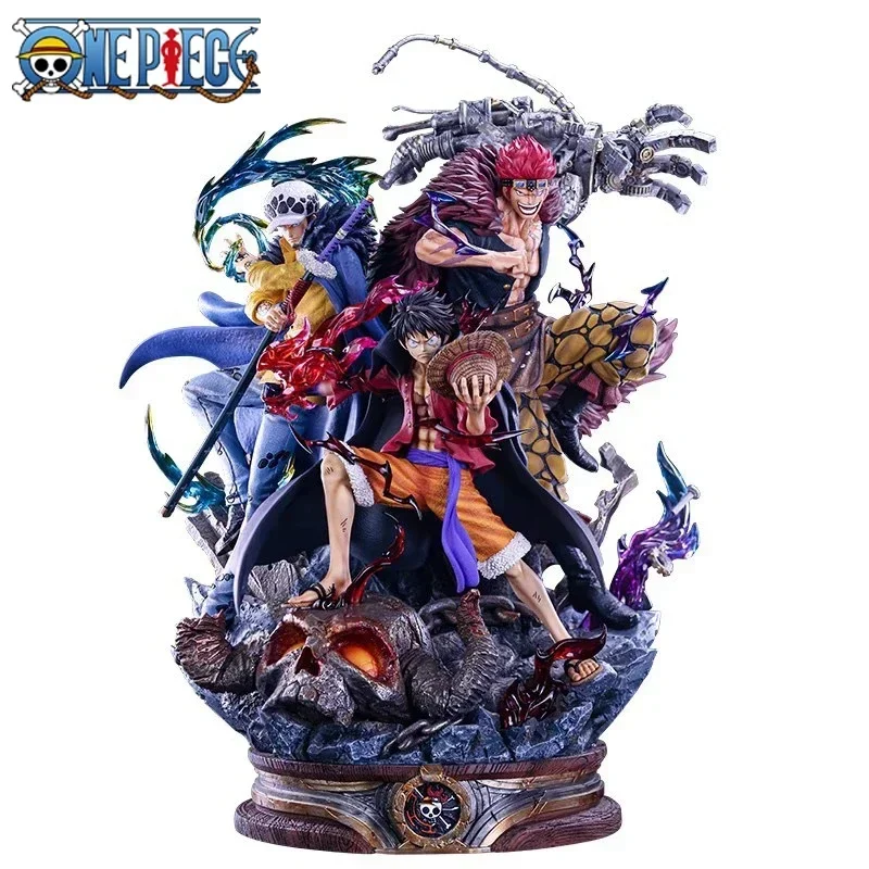 23cm Anime One Piece Figures Luffy Trafalgar 3 Captain One Piece Action Figures Figurine Collection Ornament PVC Model Toys Gift