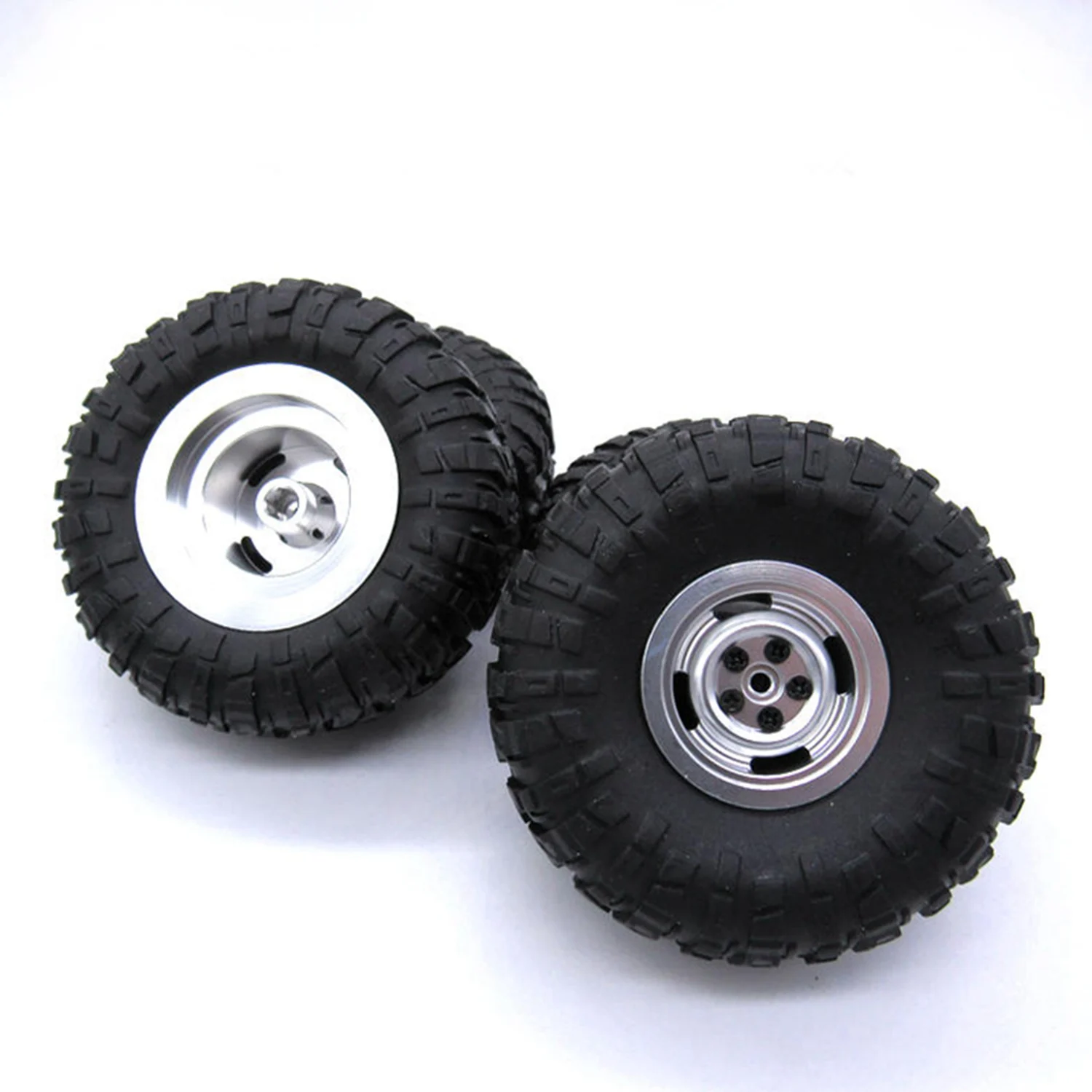 B24C-5 قطع RC جزء السيارة: 4 قطع Rc سيارة معدنية محور عجلات عجلات حافة و 1 قطعة شبكة أمتعة مرنة أسود